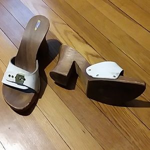 VINTAGE high heel Dr. Scholl's sandals